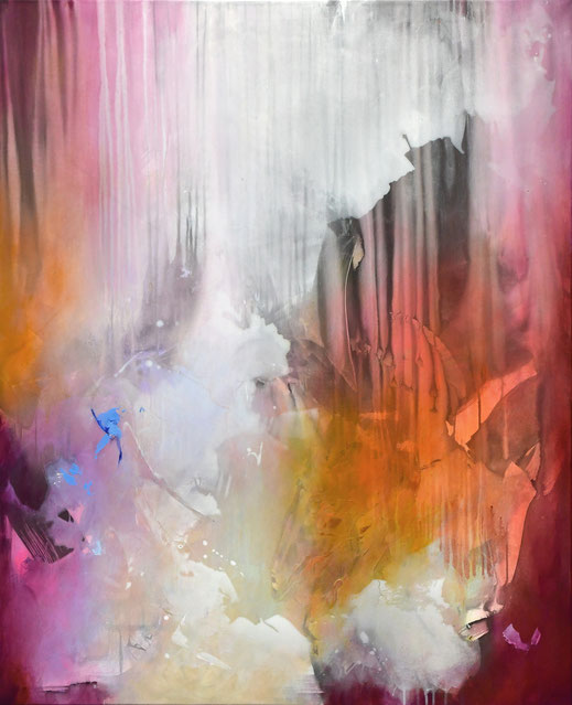 "Seventh heaven", Acrylic on canvas, 100 x 120 cm