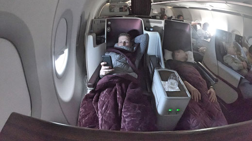 Qatar Airways A320 Business Class