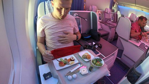 air astana food
