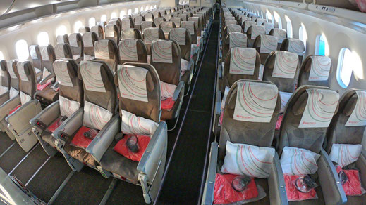 Kenya Airways 787 Economy Class