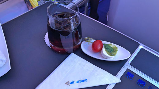 Air Astana food