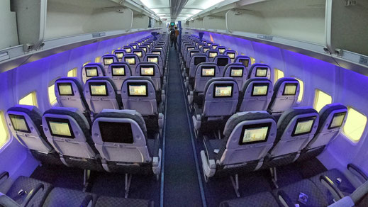 Air Astana 757 Economy Class
