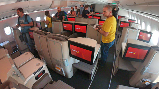 Review Iberia New Airbus A350 900 Business And Economy Class Gotravelyourway The Airline Blog