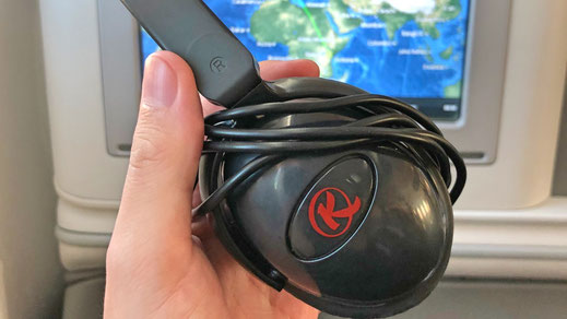 Kenya Airways 787 Headphones