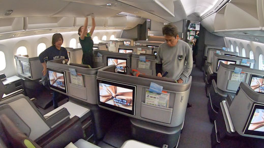 EVA Air 787 Business Class