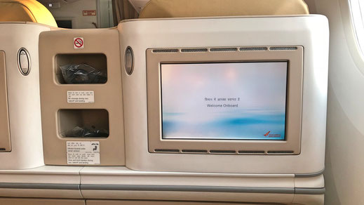 Air India 787 Business Class