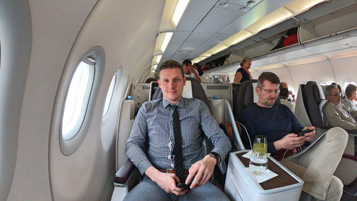 Qatar Airways A320 Business Class