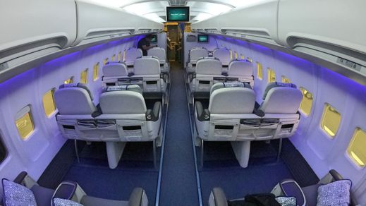Air Astana 757 Business Class