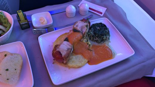 Air Astana food