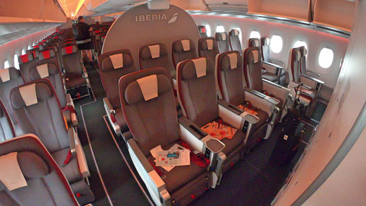 Iberia Airlines Airbus A350 Premium Economy Class