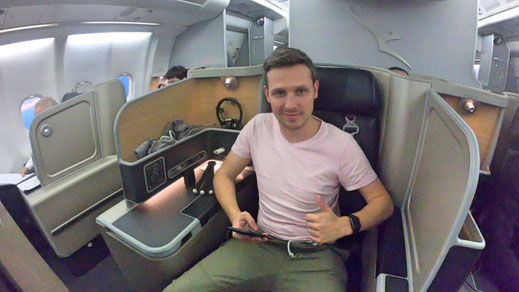 Qantas Business Class