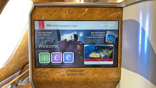 Emirates A380 Business Class
