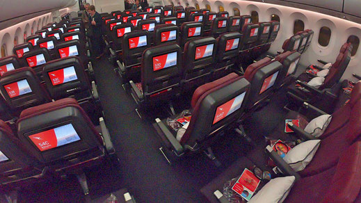 Qantas Economy Class