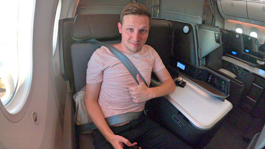 EVA Air 787 Business Class