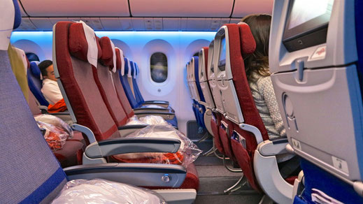 LATAM Airlines 787 Economy Class