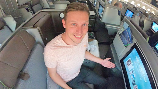 EVA Air 787 Business Class