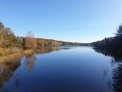 étang de La Prade, domaine de Servières en Corrèze