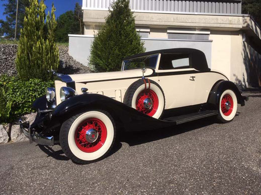 Packard Coupe 1933, Oldtimer Garage D. Bauhofer, Teufenthal - Restauration und Werkstatt Service von Oldtimern