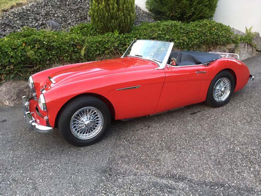 Total Restauration Austin Healey 1960, Oldtimer Garage D. Bauhofer, Teufenthal 