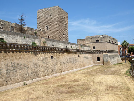 Ein Schloss bei Bari.