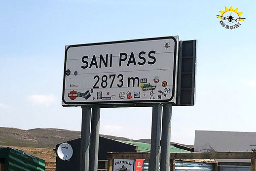 Sani Pass die Verbindung von Südafrika nach Lesotho.