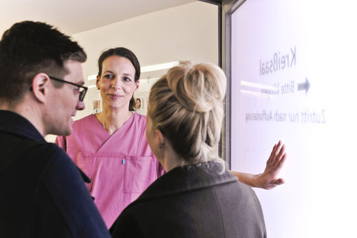 Kreißsaalbesichtigung Hebammenteam am Clemenshospital Münster