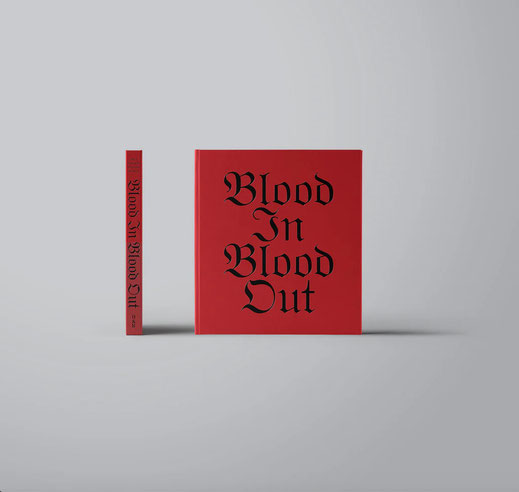 blood in blood out movie, bound by honour, vatos locos, adan hernandez, merchandise, chicano noir, cheech marin collection, carnalismo, artwork, poster, print, painting, drawing, estate of adan hernandez, legacy, paco, cruz, miklo