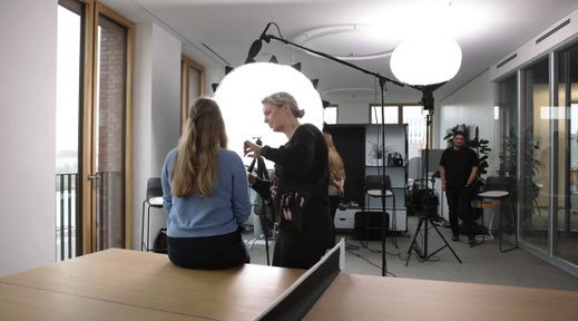 Professionelles Make-up für Business-Fotoshooting in Münster