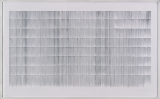 "Notation", Graphit auf Papier, 93 x 150 cm, 2000