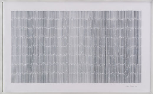 "Notation", Graphit auf Papier, 93 x 150 cm, 2009