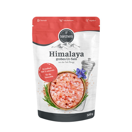borchers Himalaya grobes Ur-Salz 500 g im Standbeutel