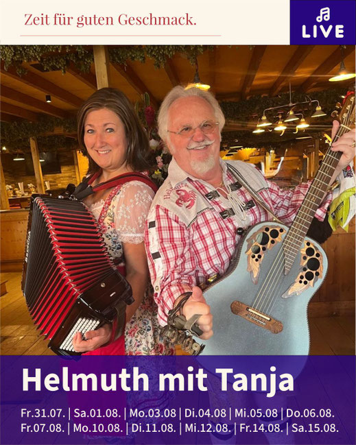 Helmuth mit Tanja live auf dem Kirchheimer Weindorf 2026