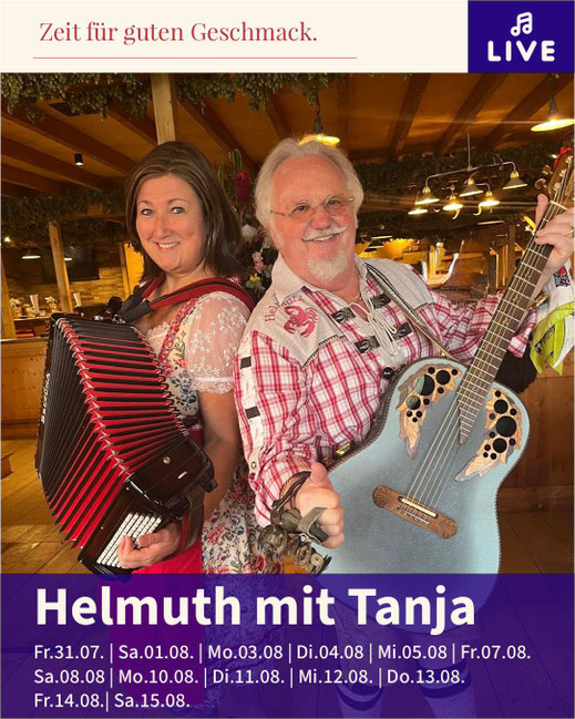Helmuth mit Tanja live auf dem Kirchheimer Weindorf 2026