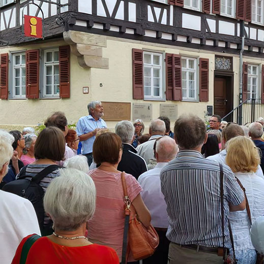 Historische Stadtführung mit dem MDL Andreas Kenner vom Kirchheimer Weindorf aus