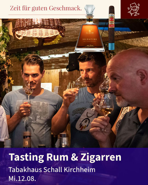 Tastings auf dem Kirchheimer Weindorf: Rum & Zigarren mit Michael Kneile