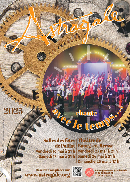 Affiche 2019 des concerts de l'Astragale à Polliat et Bourg-en-Bresse