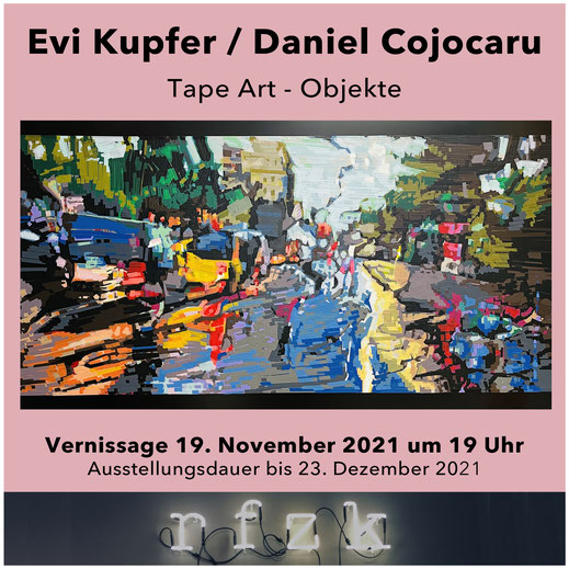 Evi Kupfer in der Galerie rfzk in Nürnberg - raum für zeitgenössische kunst . laurentiu feller