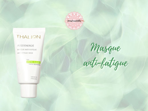 masque anti-fatigue algoenergie visage thalion 1001astucesdefilles institut de beaute lannemezan