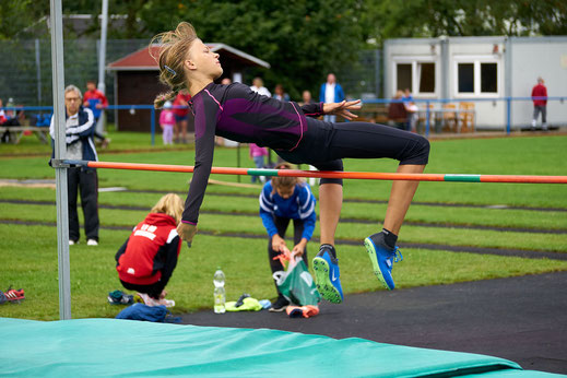 Hochform im Hochsprung - 2017 zählte Svenja Koban zu den Besten Deutschlands.