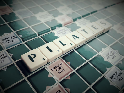 Pilates Scrabble Spielbrett