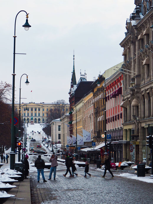 Nice perspective in Karl Johans Street