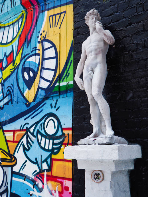 Replica of the statue of David (Michelangelo)