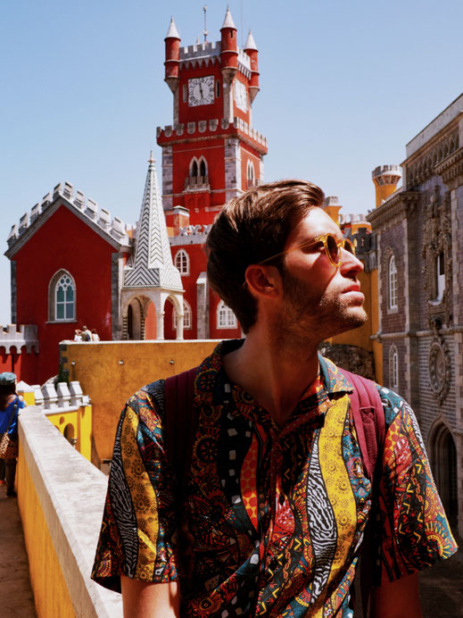 Thomas admiring the beauty of this place