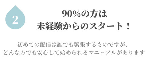 マニュアル完備
