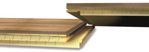 Holzbodenatelier Parkett 3-Schicht Fertigparkett 5G Clic-Verbindung