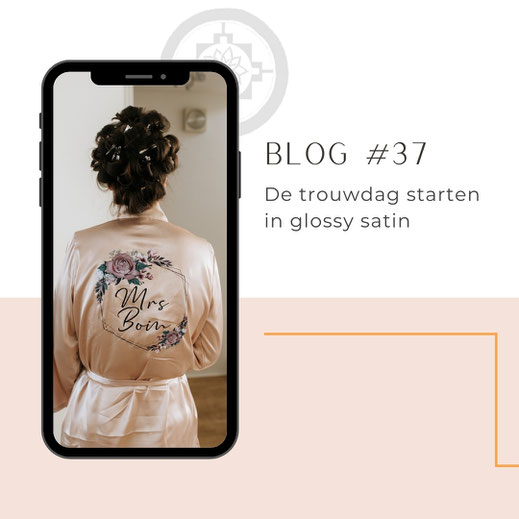 badjasje peignoir, bruidscadeau, cadeau voor bruid