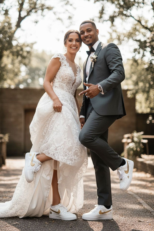waar sneakers voor bruid en bruidegom bestellen? AIM your WEDDING