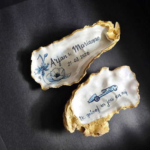 huwelijksjubileum met liefdevol oestercadeau
