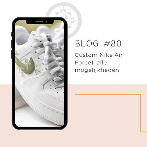 nike airforce1 beschilderd naar wens
