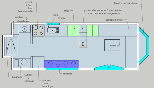  plan rdc tiny houses modèle texas- lestinyhousesdepetitjean.fr